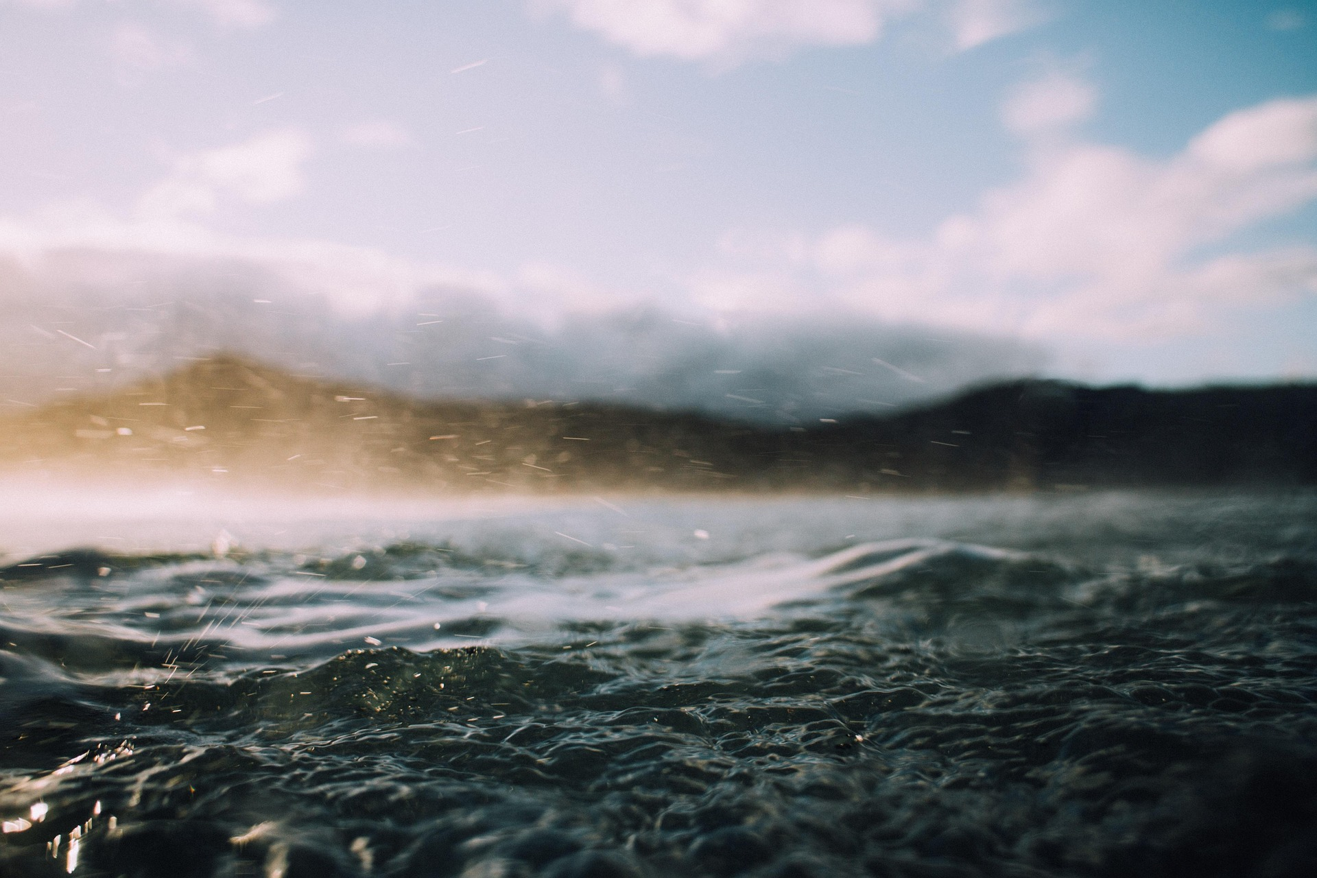 Sturm auf offener See